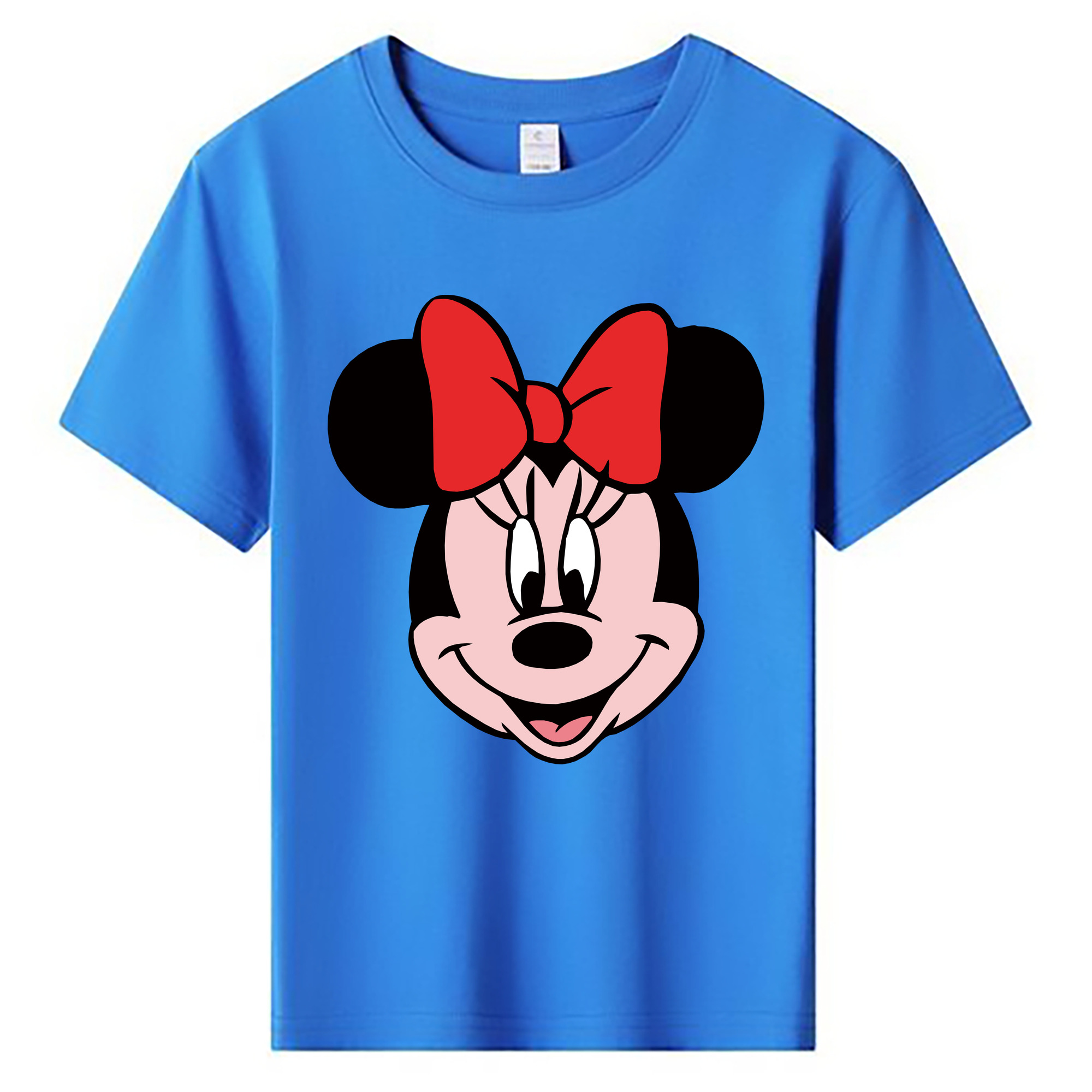 ミッキーマウス Mickey Mouse 綿100％キッズTシャツ（フロントプリント）